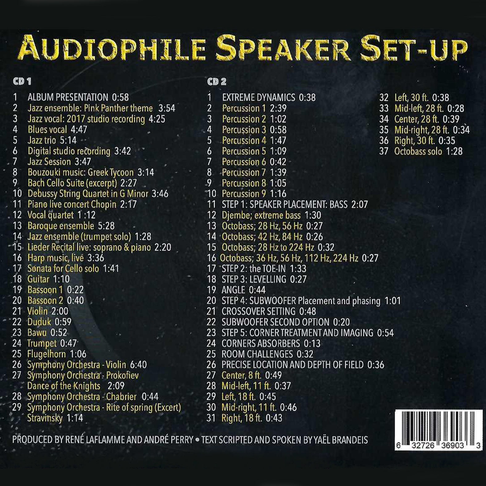 Audiophile Speaker Set-Up (CD) - Image 3