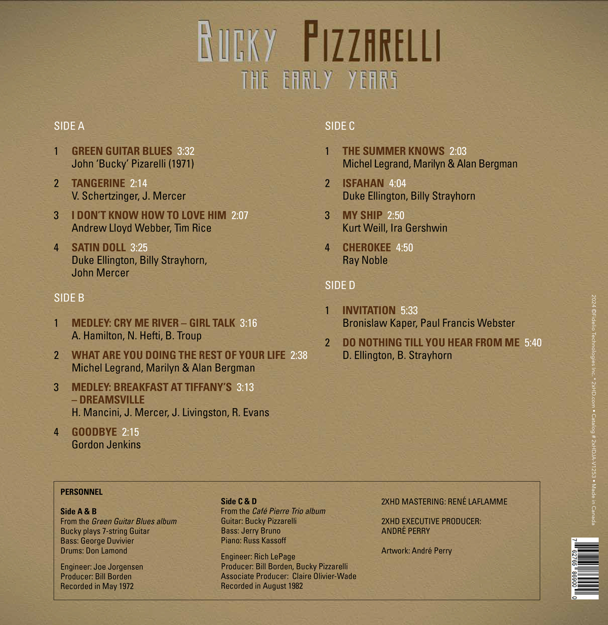 Bucky Pizzarelli – The Early Years (LP) - Image 2